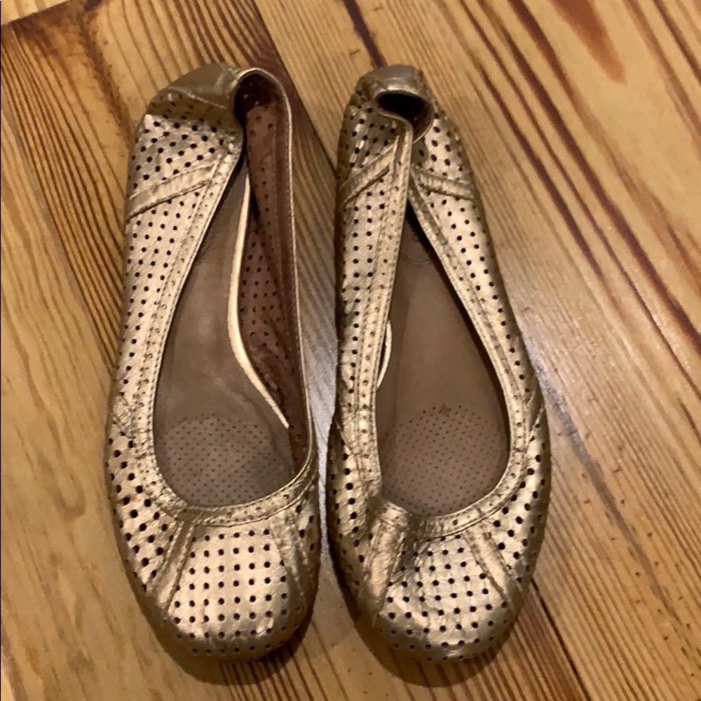 Corso Como rose gold flats